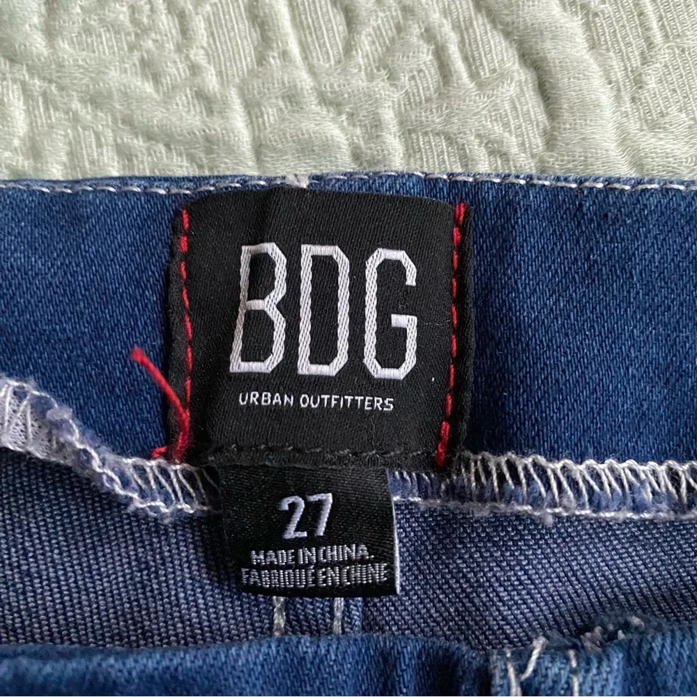Urban Outfitters BDG Vanya Side-Zip Pinup Jeans Size 27 Denim Jeggings Straight - Picture 6 of 13